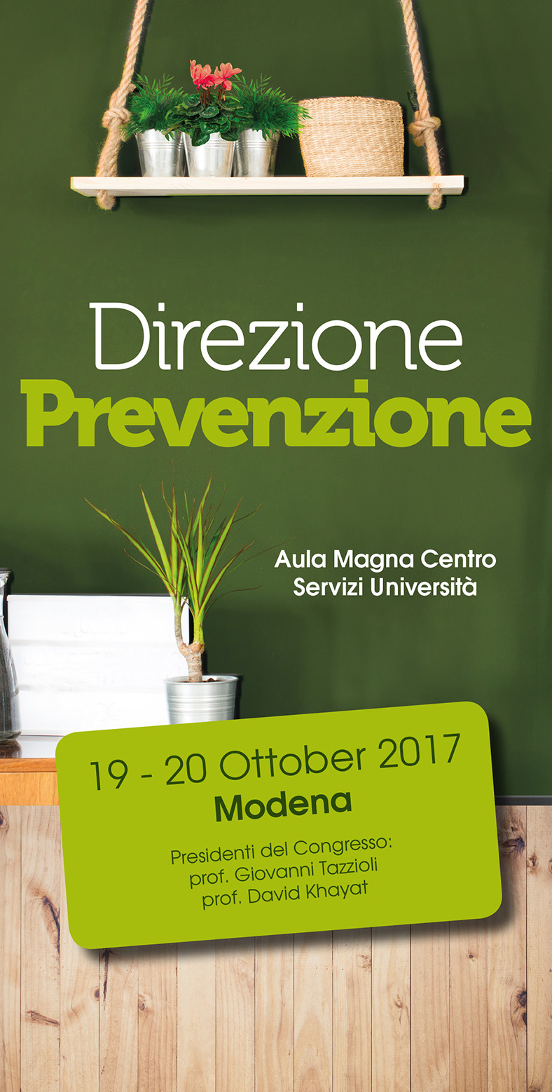 Copertina Direzione Prevenzione Modena 19.20 Ottobre 2017